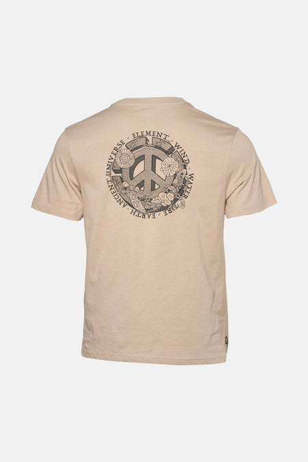 T-shirt (korte mouwen) Beige - ELEMENT