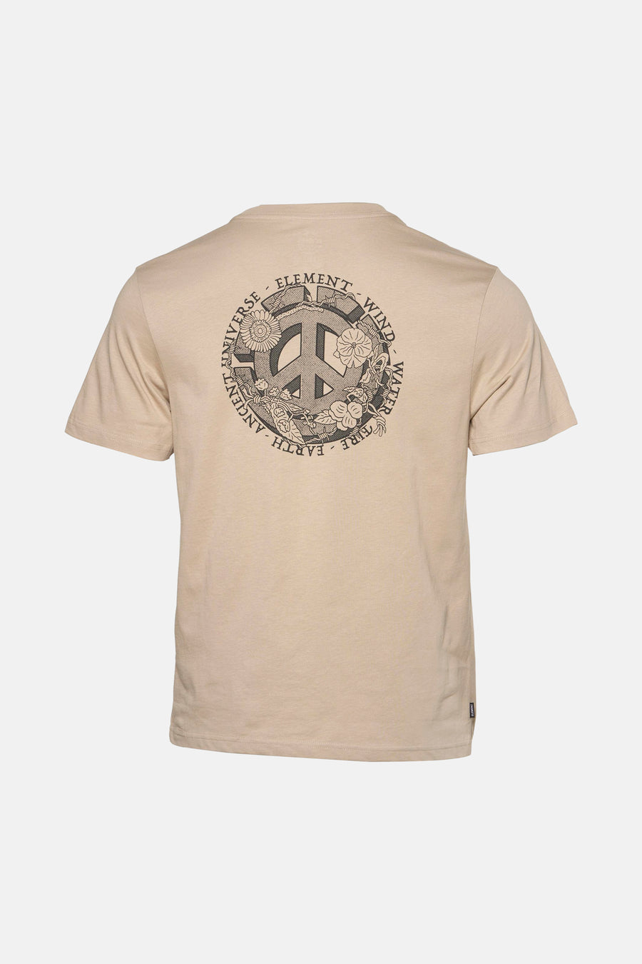 T-shirt (korte mouwen) Beige - ELEMENT