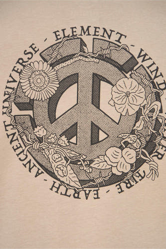 T-shirt (korte mouwen) Beige - ELEMENT