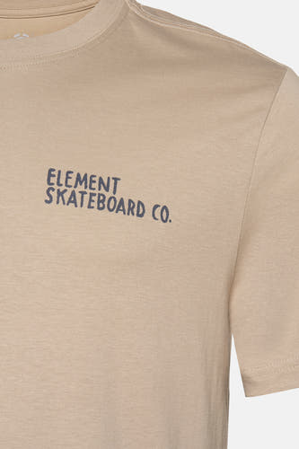 T-shirt (korte mouwen) Beige - ELEMENT