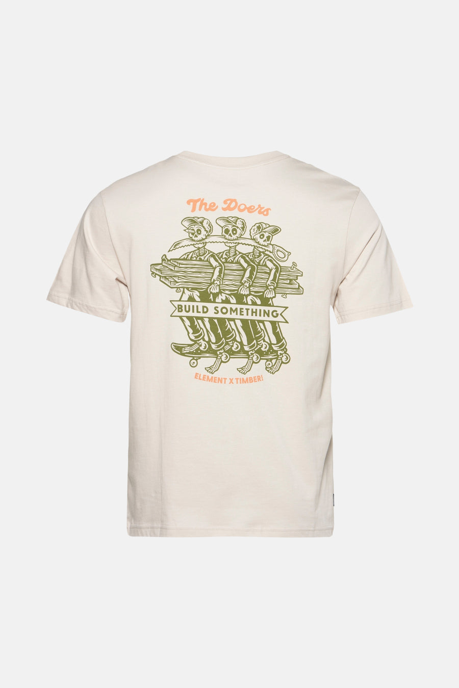T-shirt (korte mouwen) Ecru - ELEMENT
