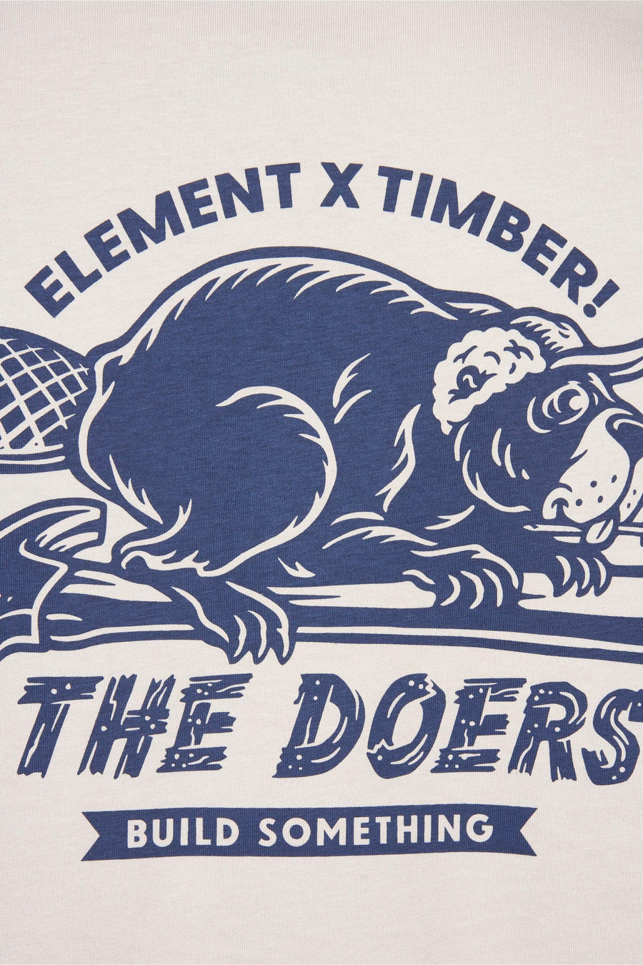 T-shirt (korte mouwen) Ecru - ELEMENT