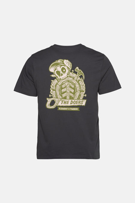 T-shirt (korte mouwen) Zwart - ELEMENT