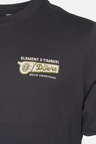 T-shirt (korte mouwen) Zwart - ELEMENT