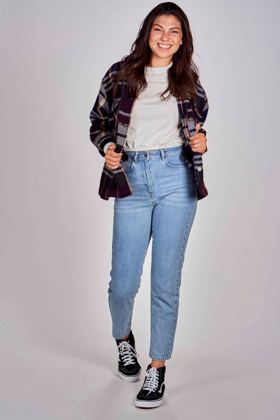 Sweater met ronde hals Wit - CEMI by Céline & Michiel