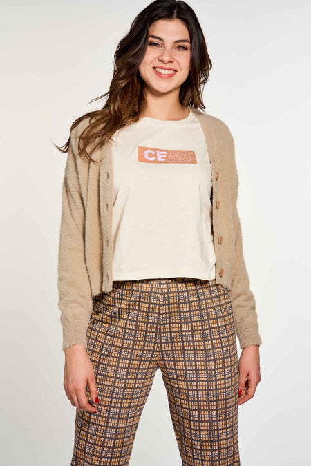 Gilet Beige - CEMI by Céline & Michiel