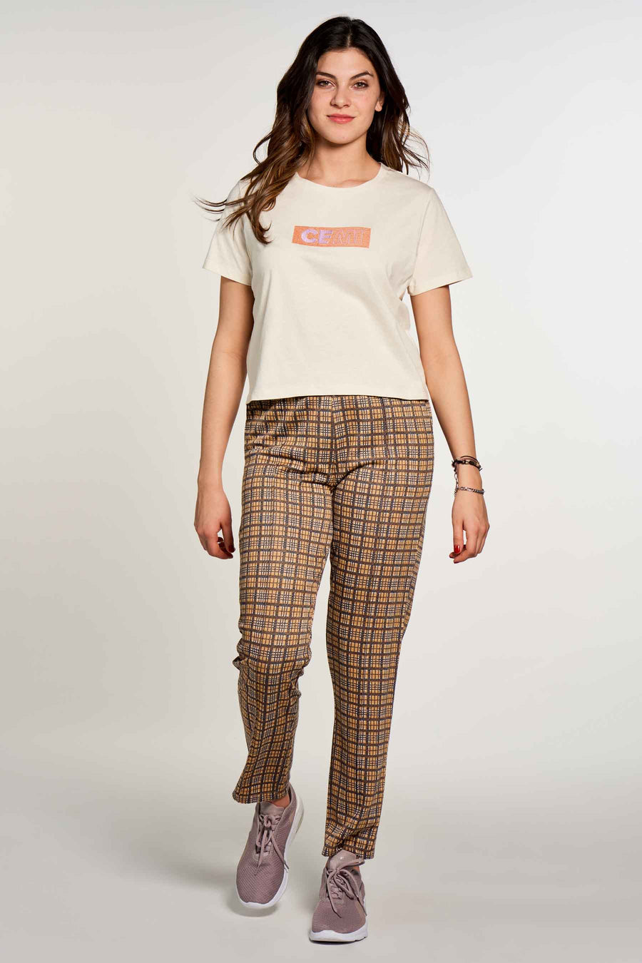 Broek 7/8 Roze - CEMI by Céline & Michiel