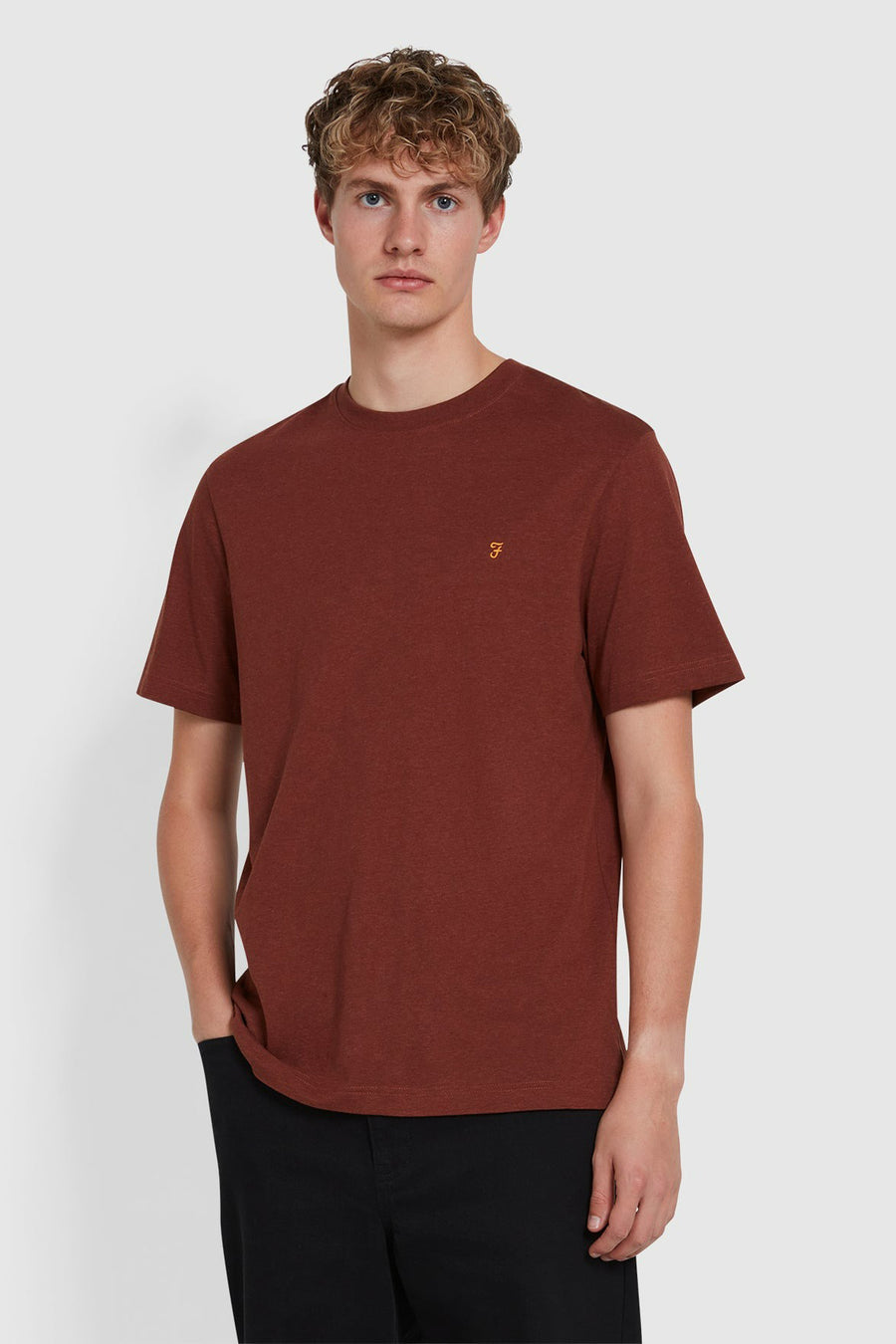 T-shirt (korte mouwen) Rood - FARAH