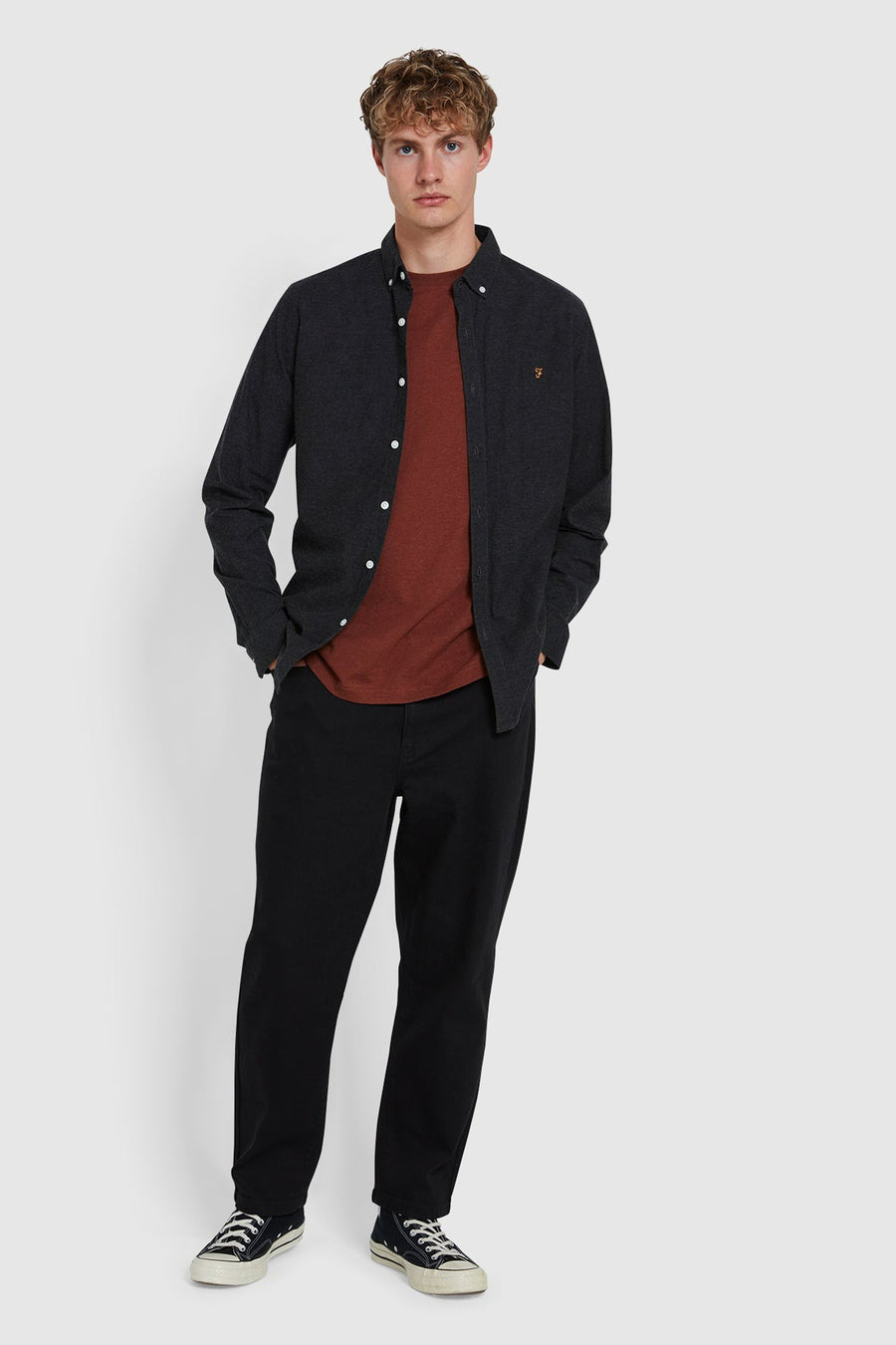 T-shirt (korte mouwen) Rood - FARAH