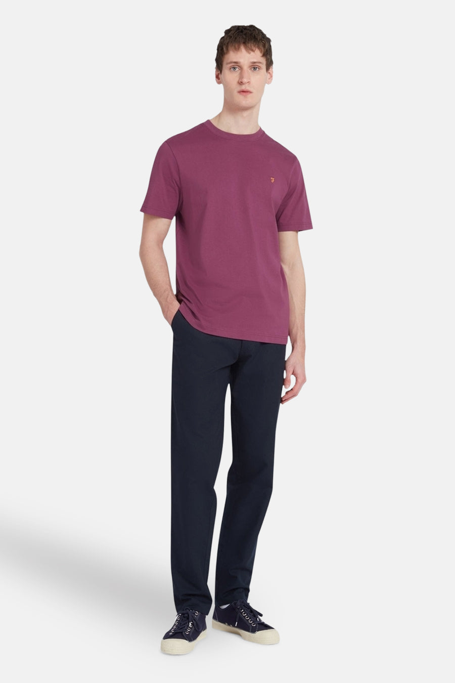T-shirt (korte mouwen) Paars - FARAH