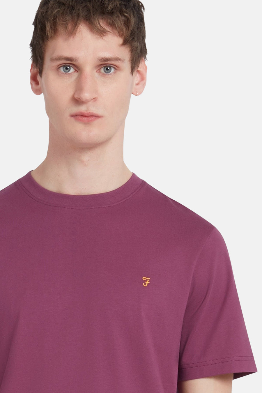 T-shirt (korte mouwen) Paars - FARAH