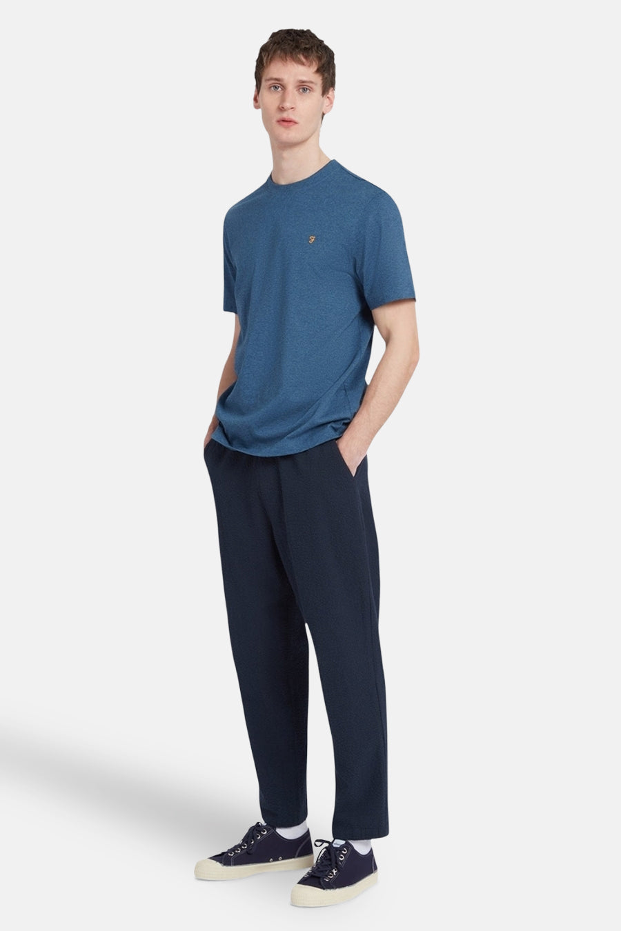 T-shirt (korte mouwen) Blauw - FARAH