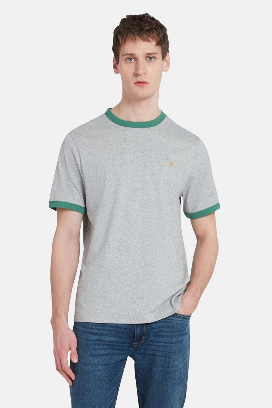 T-shirt (korte mouwen) Grijs - FARAH