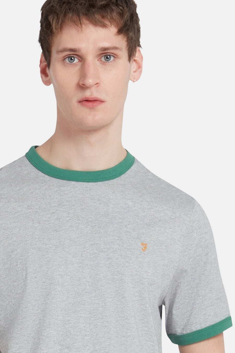 T-shirt (korte mouwen) Grijs - FARAH