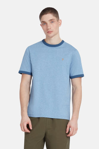 T-shirt (korte mouwen) Blauw - FARAH