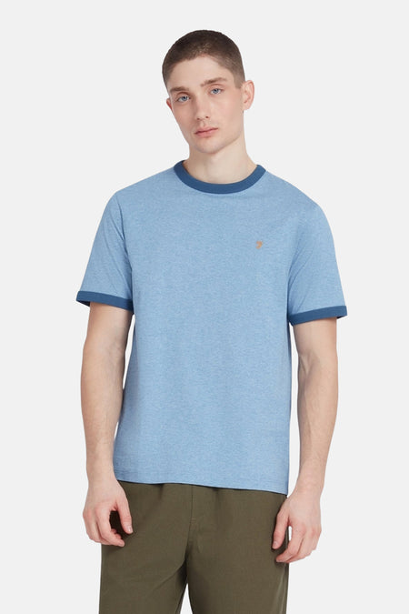 T-shirt (korte mouwen) Blauw - FARAH