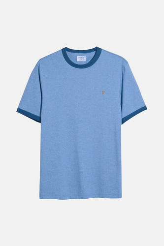 T-shirt (korte mouwen) Blauw - FARAH