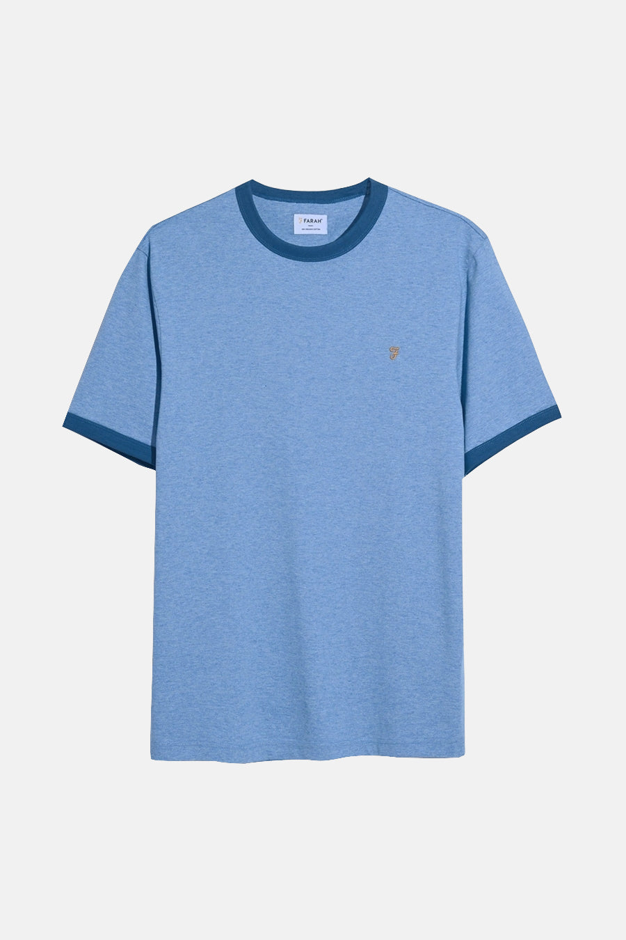 T-shirt (korte mouwen) Blauw - FARAH