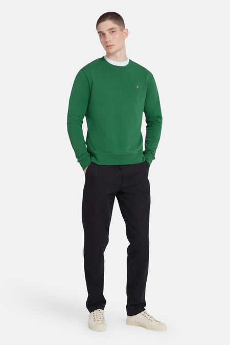 Sweater met ronde hals Groen - FARAH