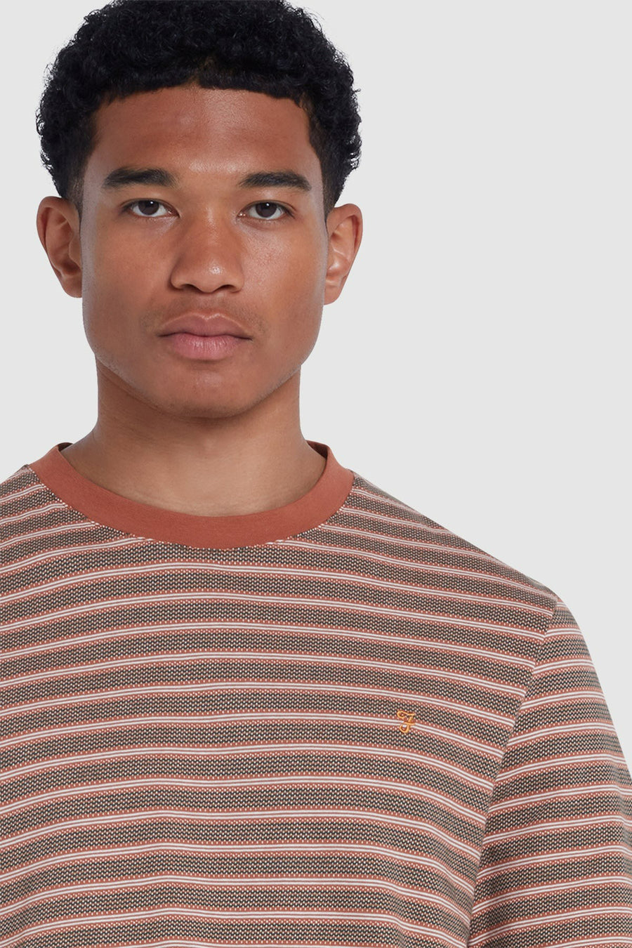 T-shirt (korte mouwen) Oranje - FARAH