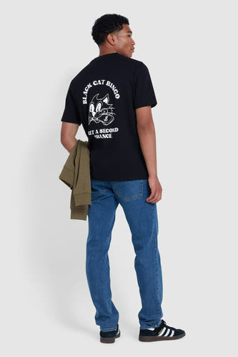 T-shirt (korte mouwen) Zwart - FARAH