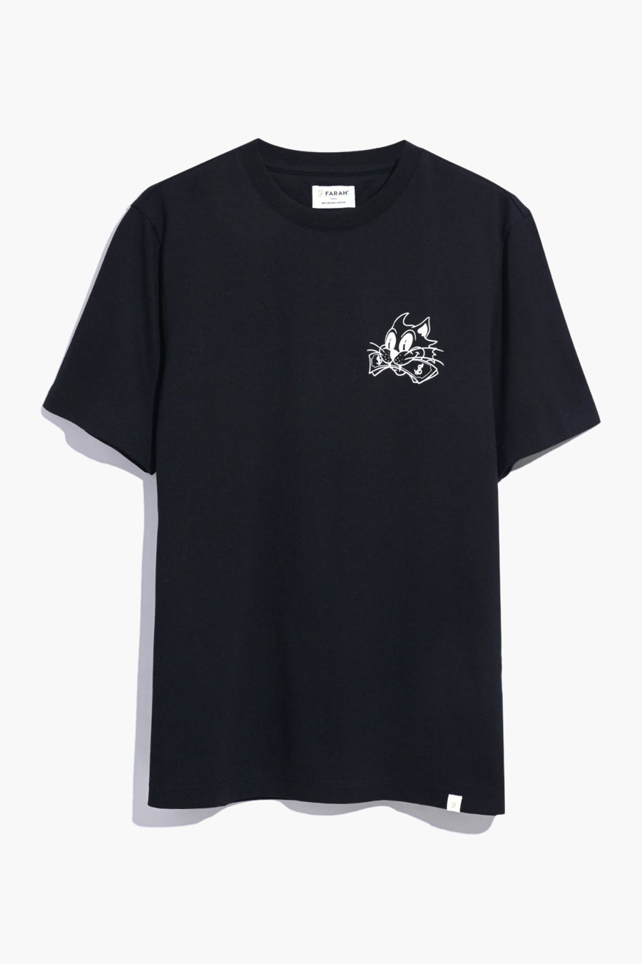 T-shirt (korte mouwen) Zwart - FARAH