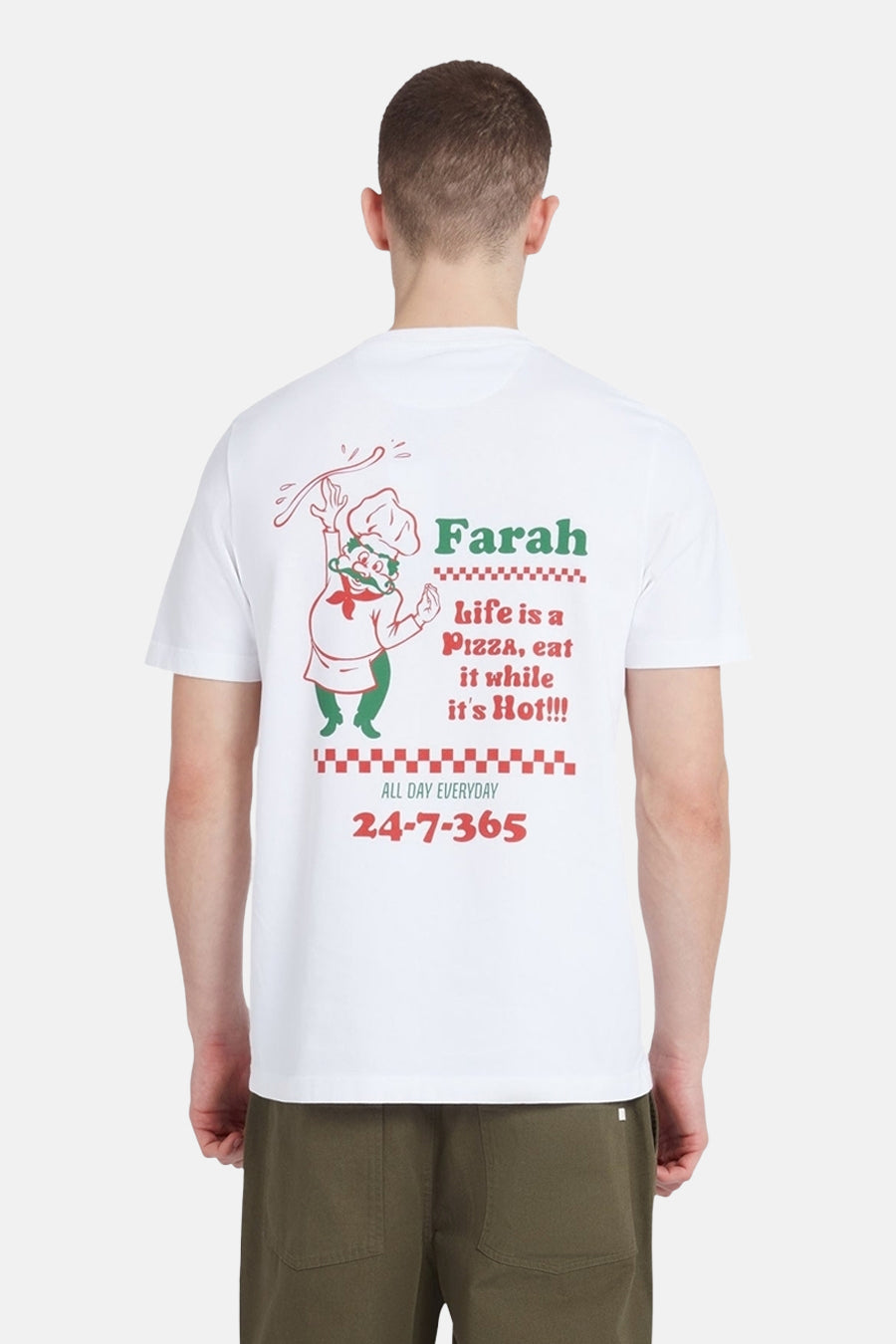 T-shirt (korte mouwen) Wit - FARAH