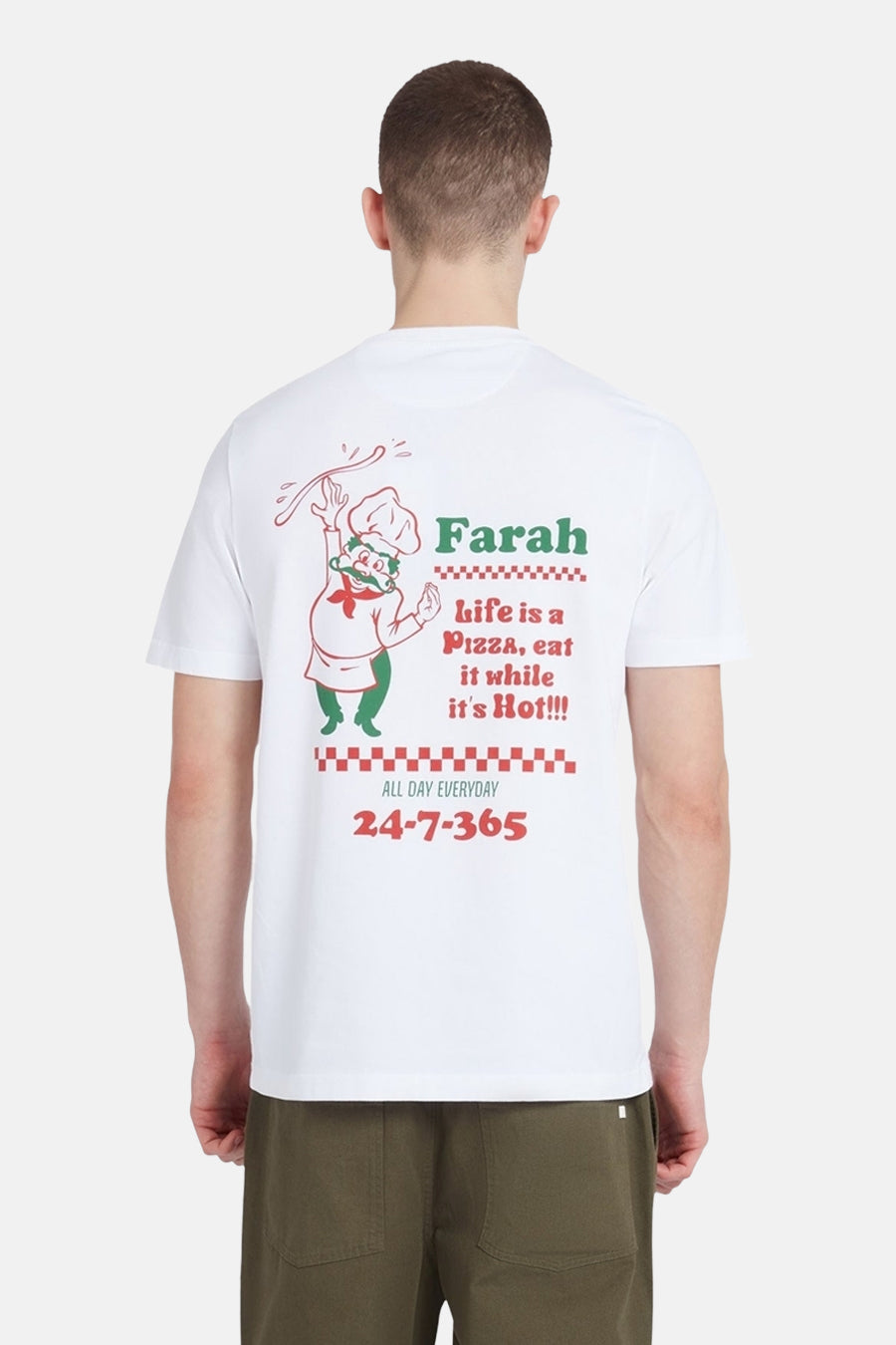 T-shirt (korte mouwen) Wit - FARAH