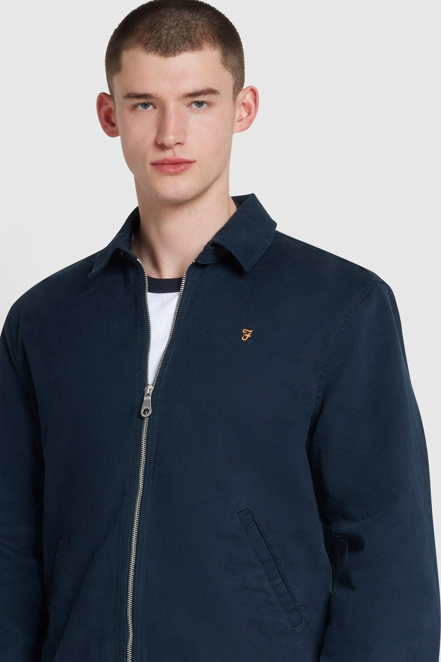 Jas (kort) Blauw - FARAH