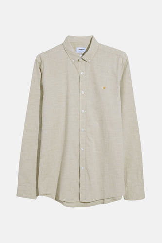 Hemd (lange mouwen) Beige - FARAH