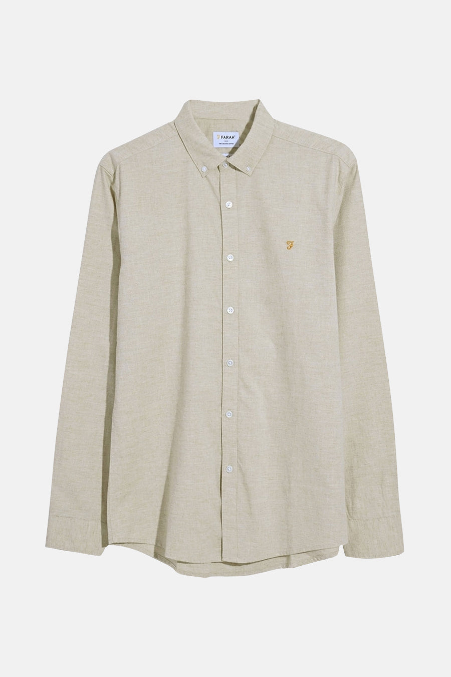 Hemd (lange mouwen) Beige - FARAH
