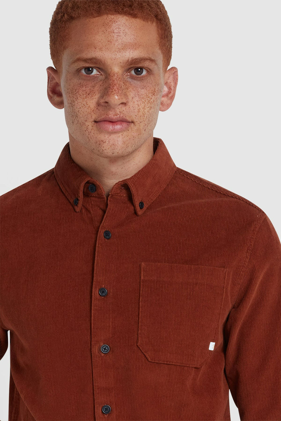 Hemd (lange mouwen) Oranje - FARAH