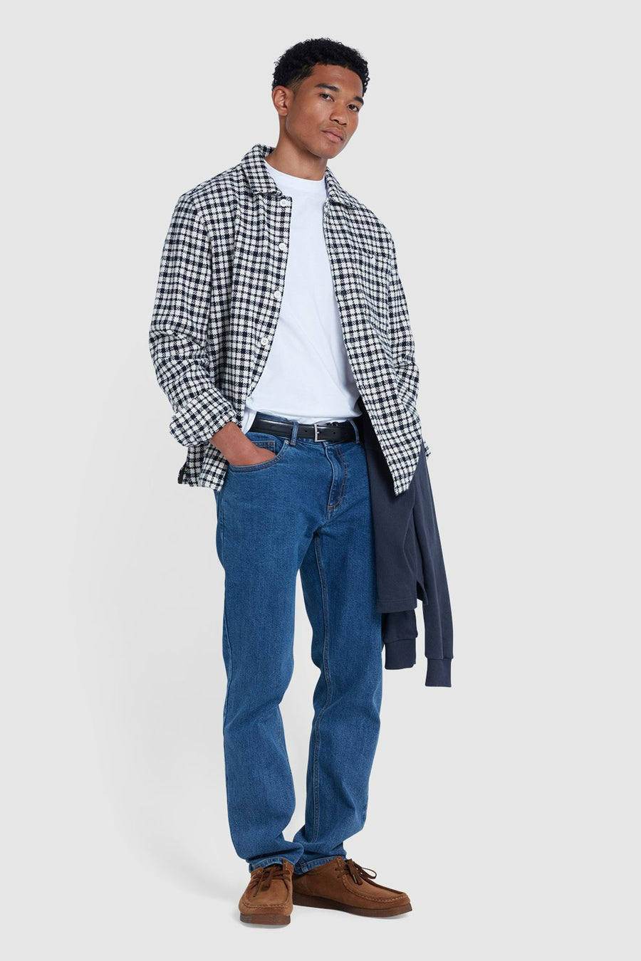 Hemd (lange mouwen) Blauw - FARAH