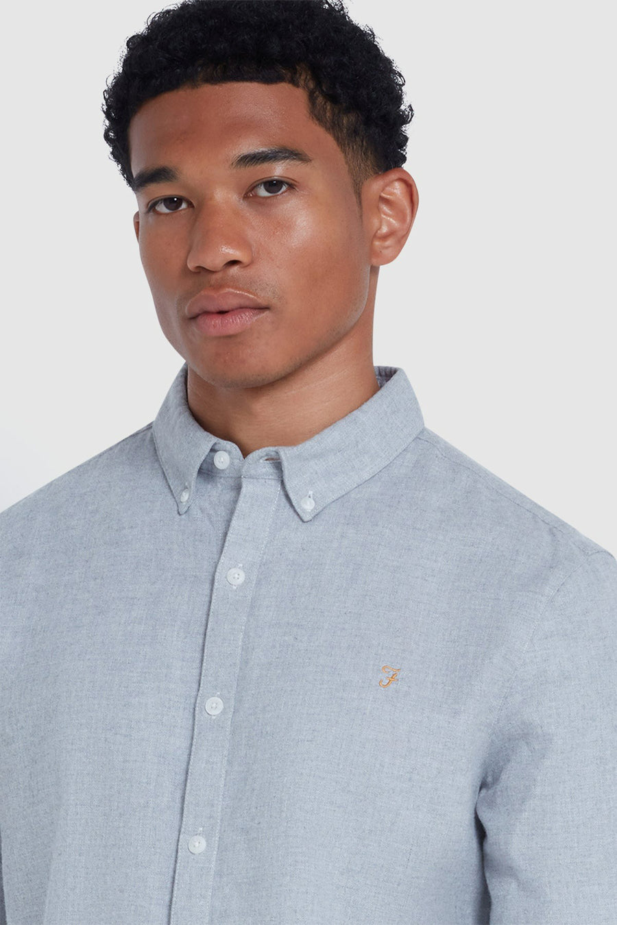 Hemd (lange mouwen) Grijs - FARAH