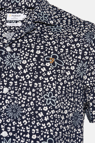 Hemd (korte mouwen) Blauw - FARAH