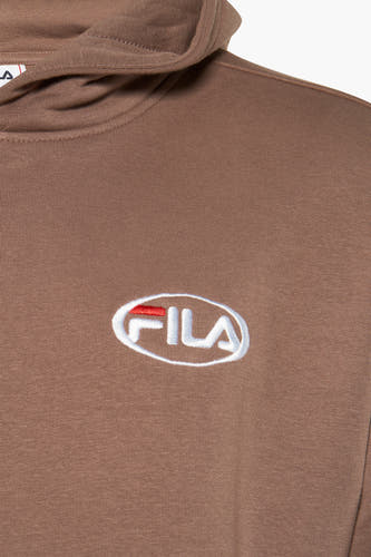 Sweater met kap Bruin - FILA