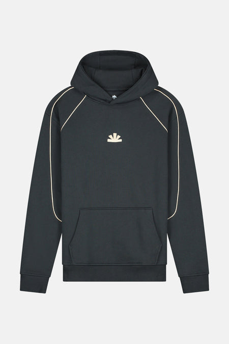 Sweater met kap Zwart - BASELAB
