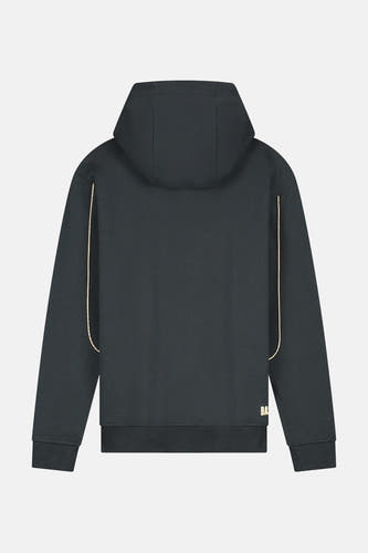 Sweater met kap Zwart - BASELAB
