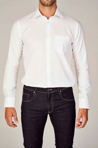Hemd (lange mouwen) Wit - Le Fabuleux Marcel de Bruxelles