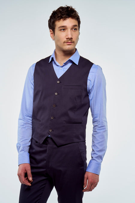 Gilet Blauw - Le Fabuleux Marcel de Bruxelles
