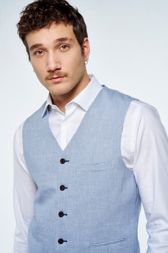 Gilet Blauw - Le Fabuleux Marcel de Bruxelles