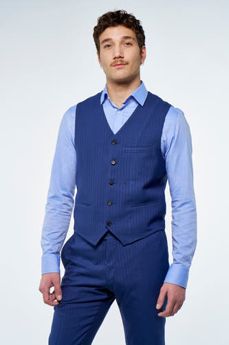 Gilet Blauw - Le Fabuleux Marcel de Bruxelles