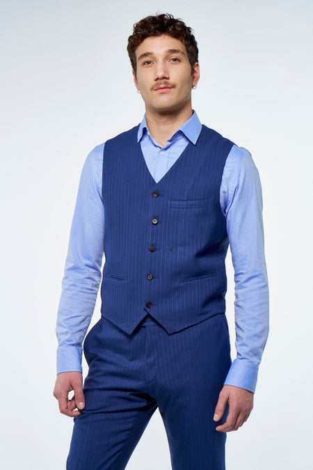 Gilet Blauw - Le Fabuleux Marcel de Bruxelles