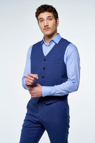 Gilet Blauw - Le Fabuleux Marcel de Bruxelles