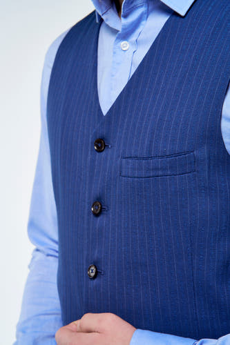 Gilet Blauw - Le Fabuleux Marcel de Bruxelles