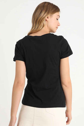 Top (korte mouwen) Zwart - Calvin Klein