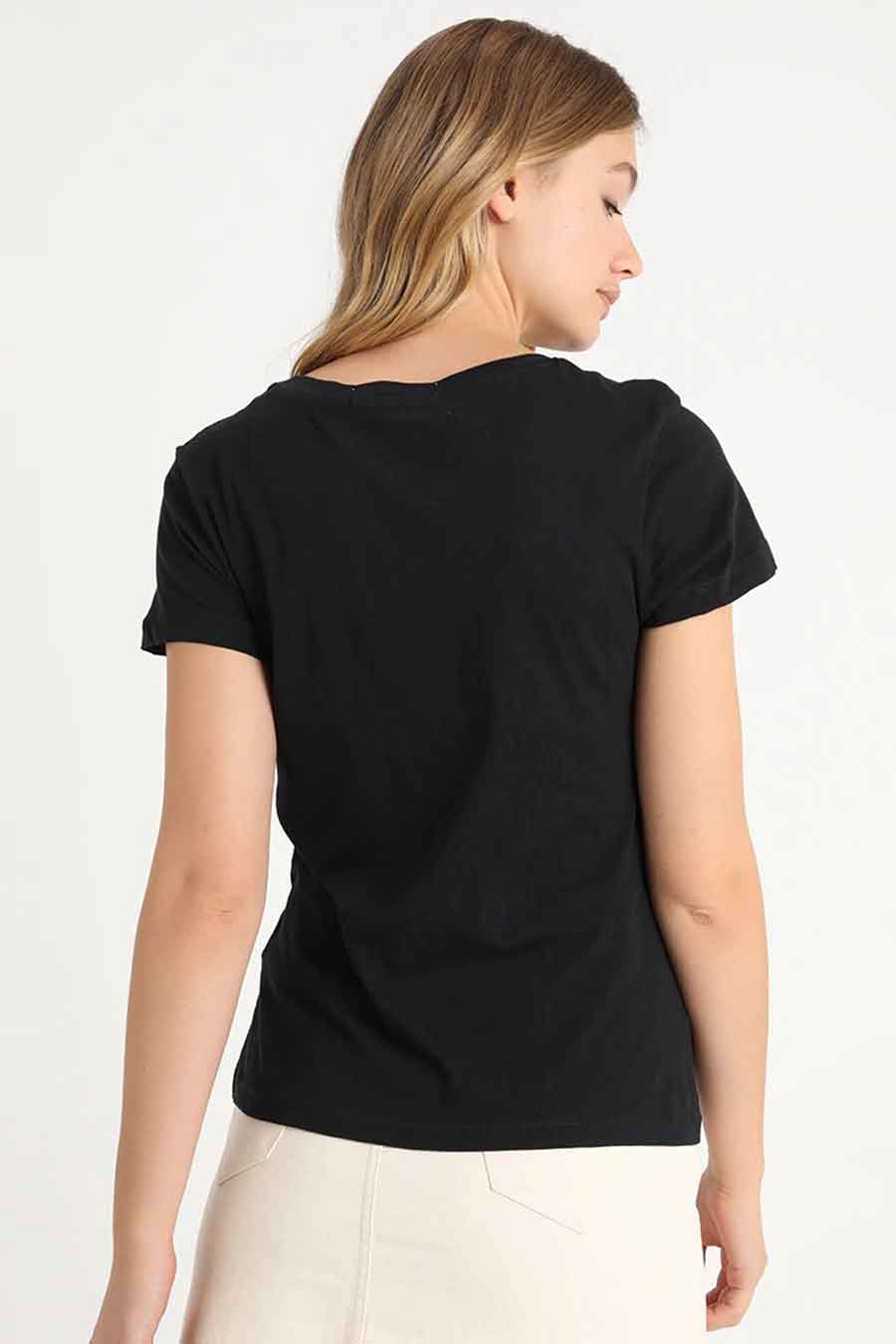 Top (korte mouwen) Zwart - Calvin Klein