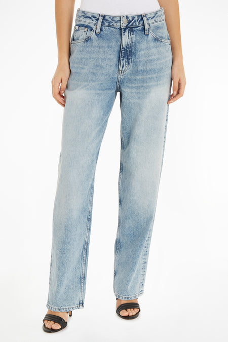 Jeans straight Light blue denim - Calvin Klein