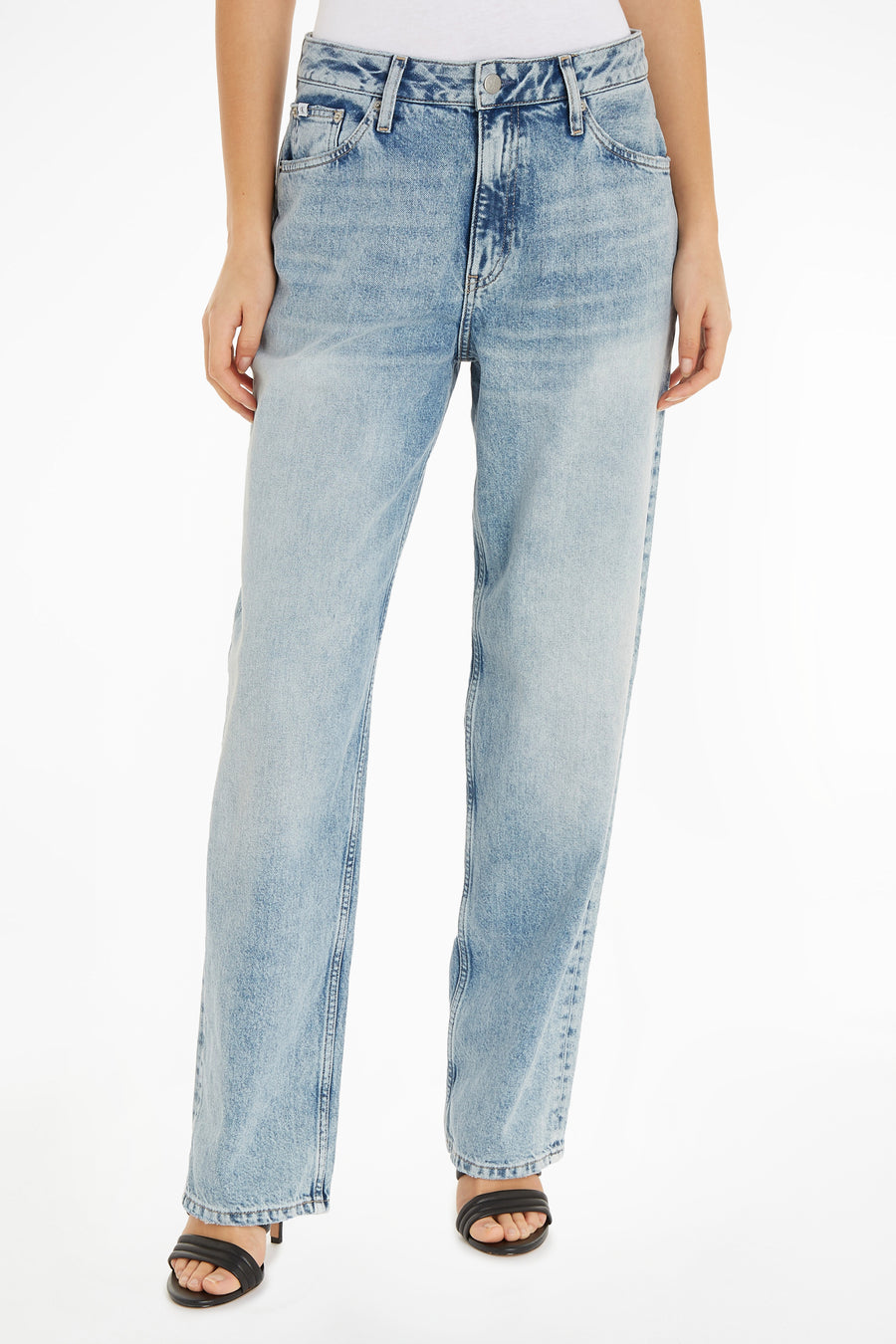 Jeans straight Light blue denim - Calvin Klein