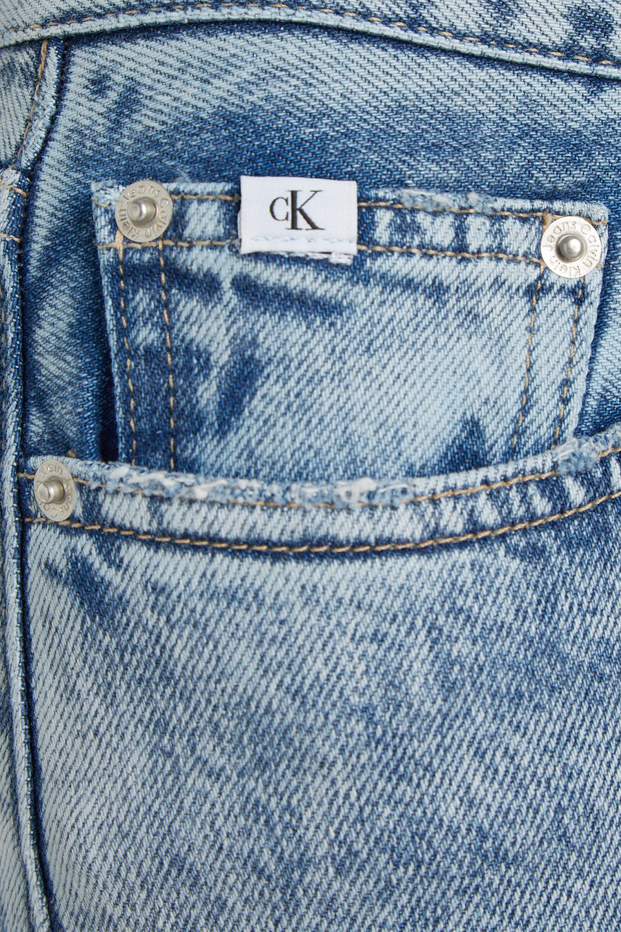 Jeans straight Light blue denim - Calvin Klein